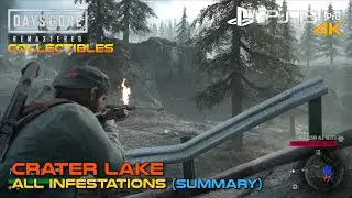 DAYS GONE REMASTERED | CRATER LAKE - ALL INFESTATIONS (Summary) | PS5 Pro | 4K