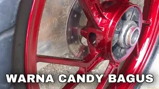 BAGUS ENGGA ?? CANDY RED PENTA GLOS,,CAT VELG SATRIA FU