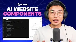 How to create custom Website Components with AI (beehiiv Tutorial)