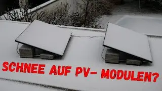 Photovoltaikmodule mit Schnee bedeckt - Das solltest du tun!