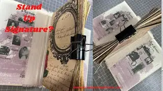 STAND UP SIGNATURE? | HIDDEN SPINE | ADDING 2 SIGNATURES | STEP BY STEP