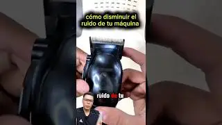 Como disminuir el ruido de tu m&aacute;quina 😱🔥💈 #barbershop #profesional #barber #barbero #barberia