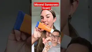 ❌ BEWARE THIS SUNSCREEN SCAM - Mineral Sunscreen Issues #shorts