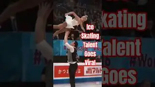 Ice Skating Talent Goes Viral #shorts #usa #gottalent #america