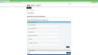 Employer portal account creation
