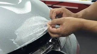 LLumar PPF - Removing Debris From Under Film