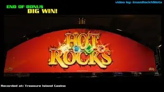 Hot Rocks Slot Machine End of BIG WIN Bonus!