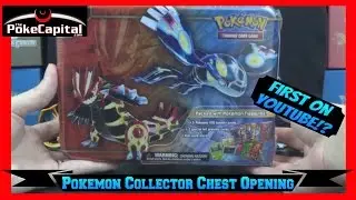 Pokemon Collector Chest Tin Opening with 5 Booster Packs ORAS TCG