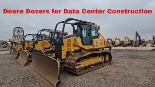 John Deere dozers are a perfect fit for data center construction