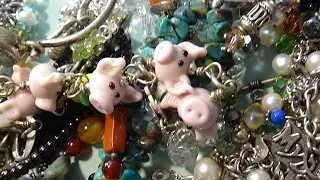 Let's open a bag with bracelets- James Avery, Q Ray, Stones...and more