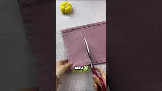 how to shorten jeans with original hem 🫂💀 #shorts #tricks #viral #new #fashion