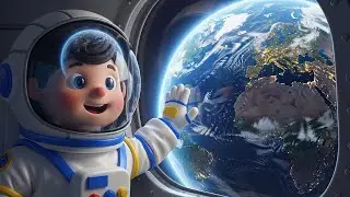 Planets in Space Rhyme for Kids | Planet Song, Solar System Learning, Nursery Rhymes & Baby Songs