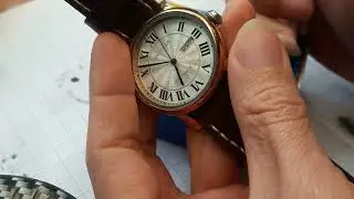 kiểm tra sửa chiếc đồng hồ catier chạy rất nhanh /fix cartier watch that runs very fast