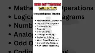 Indian Navy Tradesman Syllabus 2024 #indianarmy #shorts #trending