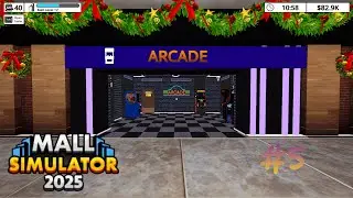 Mall Simulator Christ Mas Update – Open Arcade Zone – No Commentary #5 #mallsimulator #christmas