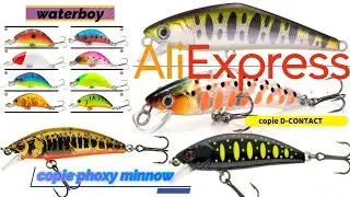 COPIE D-CONTACT, COPIE PHOXY MINNOW SP ET CRANCKBAIT WATERBOY