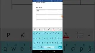Demonstracija rada Word aplikacije za Android