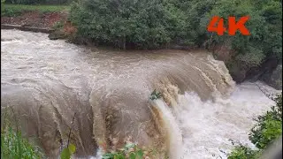 Madagh Masur water falls & Lake, Full review Karnataka, India | 4K video |