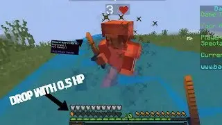 Badlion UhcRun highlight c голосом! Убил с пол хп! Почти выиграл! 2 kills