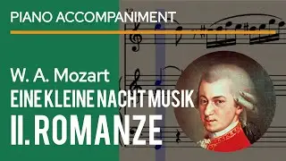 Mozart - Romanze/Romance from Eine Kleine Nachtmusik Piano Accompaniment | violin flute sheet music