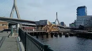 Exploring and railfanning along the Nashua Street Park in Boston, Ma.