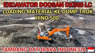 DOOSAN DX500 LC EXCAVATOR LOADING TRUCKS @taatchanel93