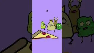 Germs when I drop food on the floor 🍕🦠 #memes