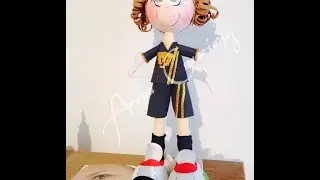 Como hacer Fofucha futbolista (parte 1 zapatos)
