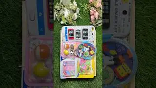 🤩🥰Decorate my tray with cute erasers💕pencil eraser collection, cartoon eraser, cute stationery