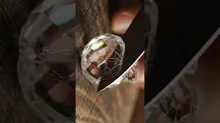 diamond apple #ai #asmr #fruitcutting#apple  #relaxing
