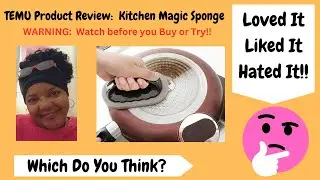 Temu Product Review: Kitchen Magic Sponge Brush  #temu #temufinds #product review