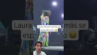 Laura Pausini jamas se esper&oacute; esto en su show  😱 #laura #laurapausini #show #humor #risa #music