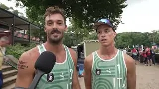Campionati Europei: Samuele Cottafava e Alex Ranghieri dopo l'eliminazione dal torneo