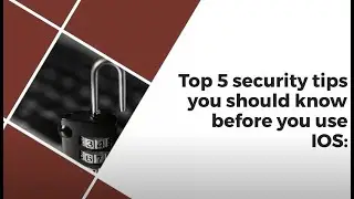 iOS Security tips ;)
