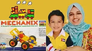 Plastic Mechanix Toy Cars, STEM Learning, Building Toy Review, Age 3 to 8 Boys & Girls