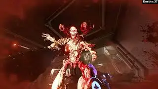 Doom 2016 Advanced Research Complex Nightmare 100% run with death counter