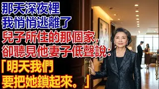 🕯️😨 我逃亡的宿命之夜 —— 🔒 門後媳婦的一句低語，讓我背脊發涼