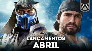 GAMES DE ABRIL/2019: MK11, DAYS GONE E MAIS