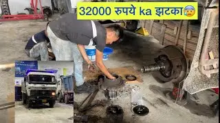 Rs 32000 Ka Jhatka😬😰 | TATA 1618 LPK 🚚TIPPER 6th Major Servicing | Sandeep Gupta Vlogs