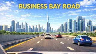 Business Bay Road Drive @loveindubai 