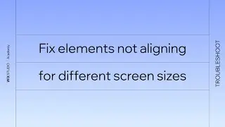 Troubleshoot and fix elements alignment problems | Wix Studio