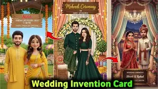 AI Se 3D Wedding Invitation Video Kaise Banaye | Free Mein Shaadi Ka Video Invite Banaye 2025