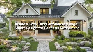 Inside a Cozy Tiny Farmhouse Village | Smart Design for Peaceful Retirement