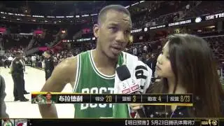 ESPN China reporter interview with Boston Celtics player Avery Bradley