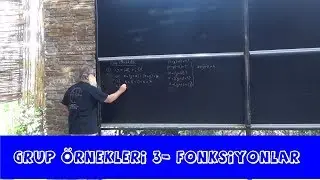Grup Örnekleri 3 - Fonksiyonlar