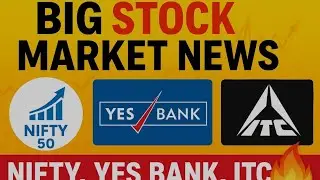  Indian Stock Market HOT News! | Nifty50 Reshuffle | Yes Bank Deal | ITC Crash