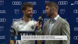 Thomas M&uuml;ller Postgame! Vancouver Advance to Conference Finals! | 2025 Audi MLS Cup Playoffs