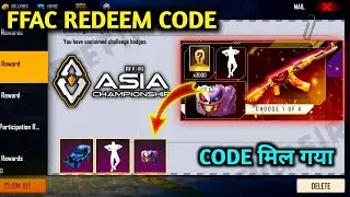 FFAC Rewards Free Fire || How To Collect FFAC Tokens || Charming Crystal Tokens || today redem code