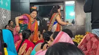 दूल्हे की चाची  का डांस ll बाके बिहारी की देख जटा मेरो मन है गयो लटा पटा