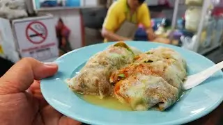 Ep 162 Street Food Malaysia Penang Popiah Spring Rolls 薄饼润饼